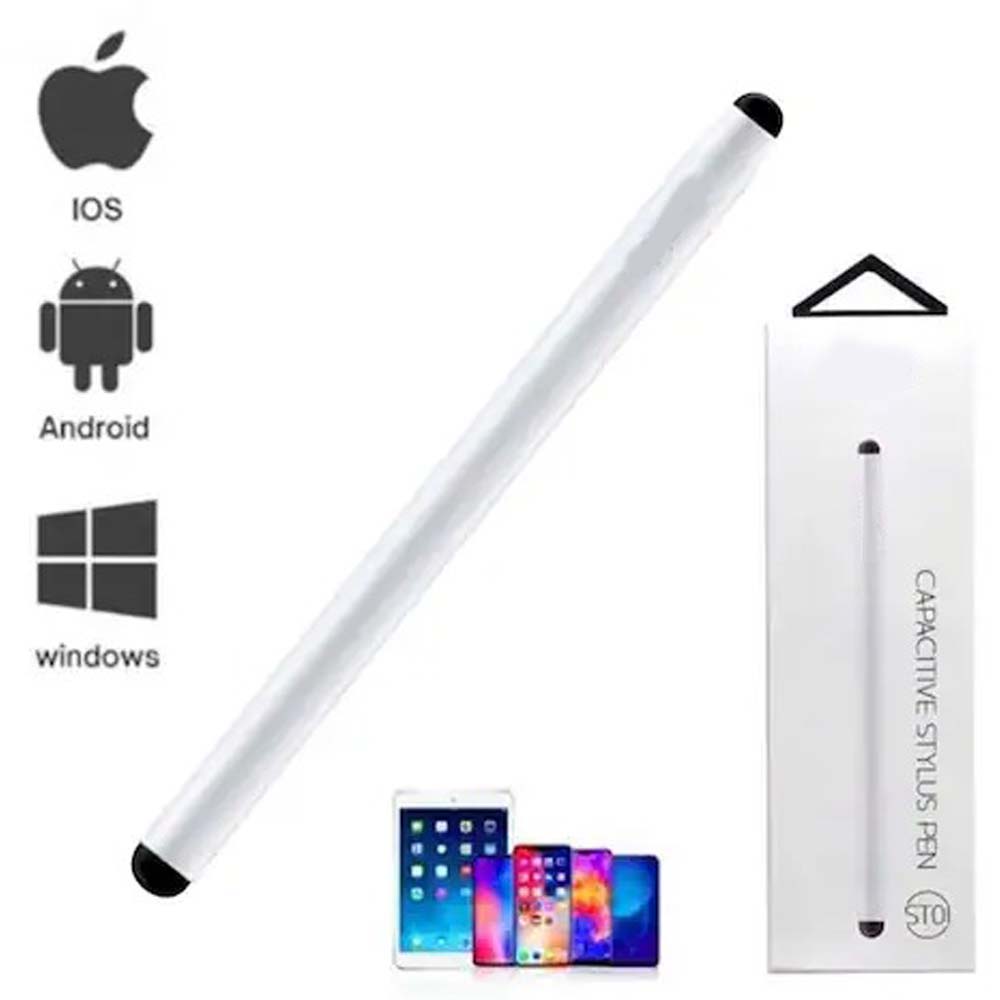 ST01 Universal Stylus Pen - White Touchscreen Stylus for Smartphones, Tablets & All Capacitive Screens Image