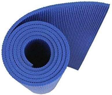 Blue 6MM Non-Slip Yoga Mat | Perfect for Gym, Workout, and Flooring Exercises | Ideal for Men and Women Image