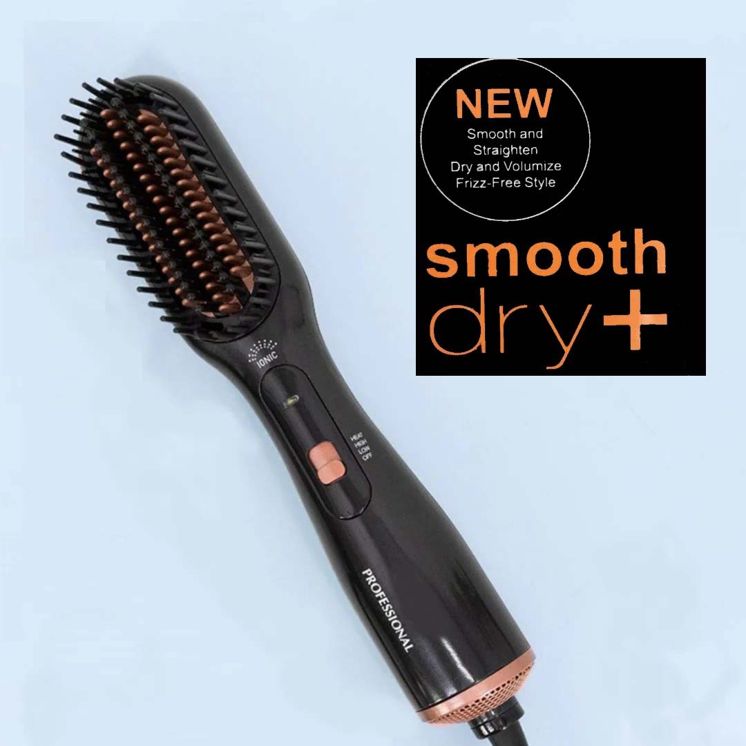 3-in-1 Hair Dryer and Styler – Hair Styling Brush with Smooth Dry Plus Technology for a Radiant Look Image