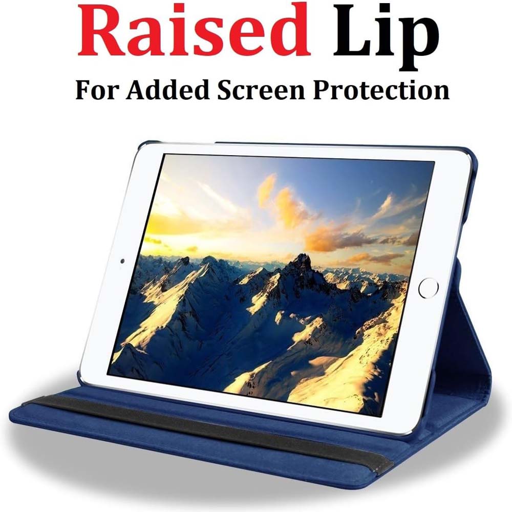 360° Rotating Stand Case for iPad Mini 4/5 - Auto Sleep/Wake Leather Smart Cover with Multi-Angle Viewing (Multi Colour) Image