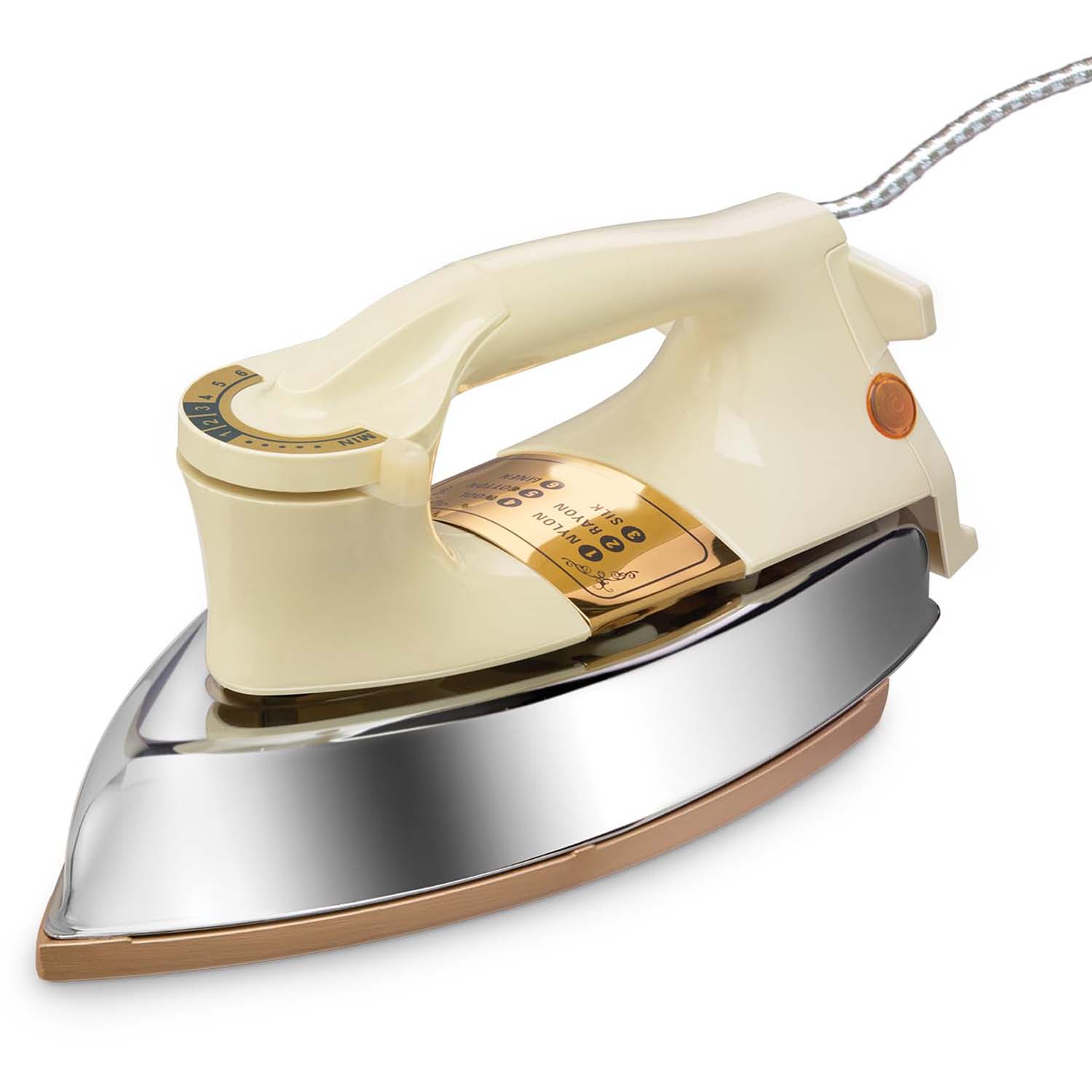 MHI-30 Automatic Dry Iron - 1000W with Stainless Steel Soleplate, Auto Shut-Off & Anti-Drip Image