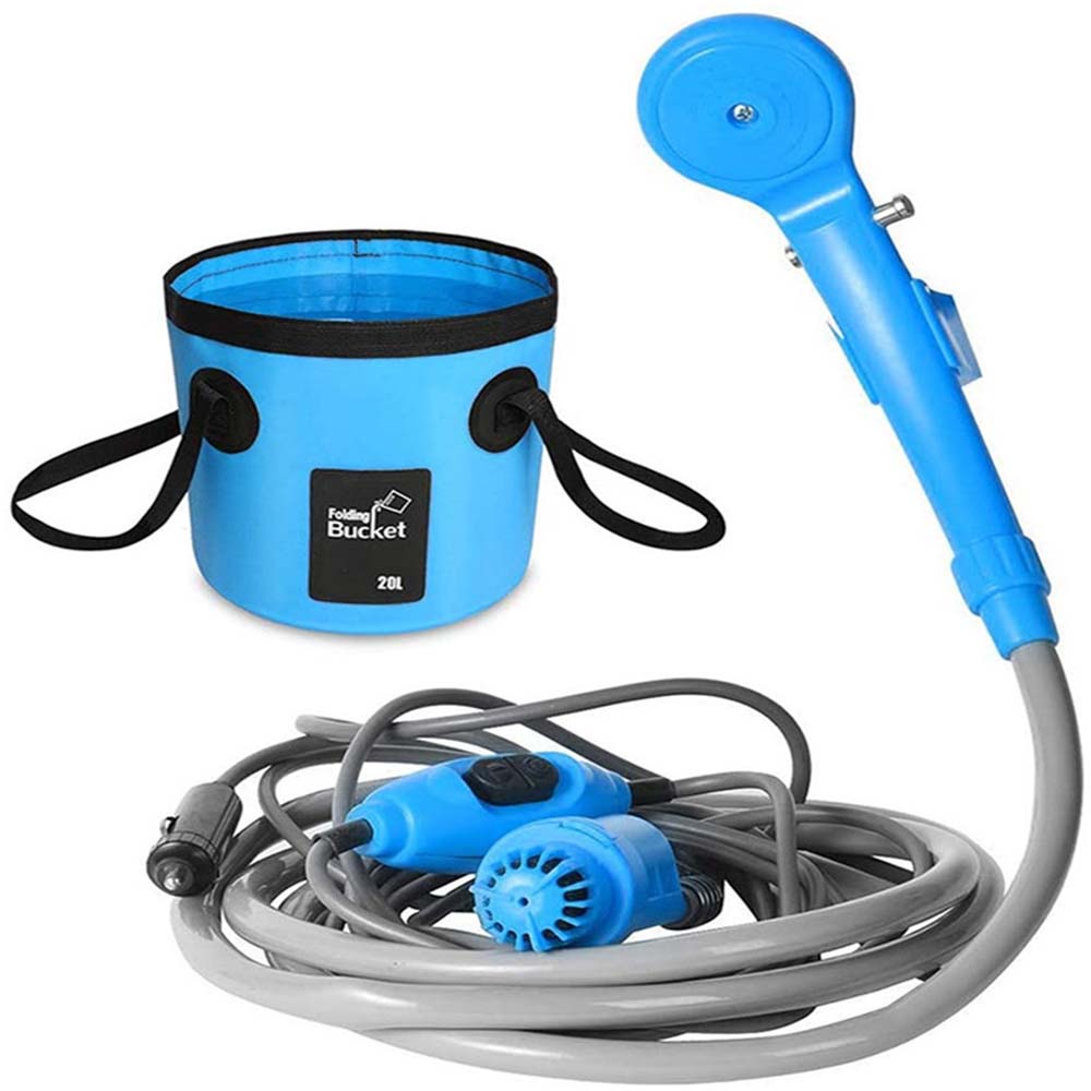 Portable Camping Shower - Outdoor/Indoor Water Shower for Travel, Beach, Swimming, and Pets, Eco-Friendly Design Image