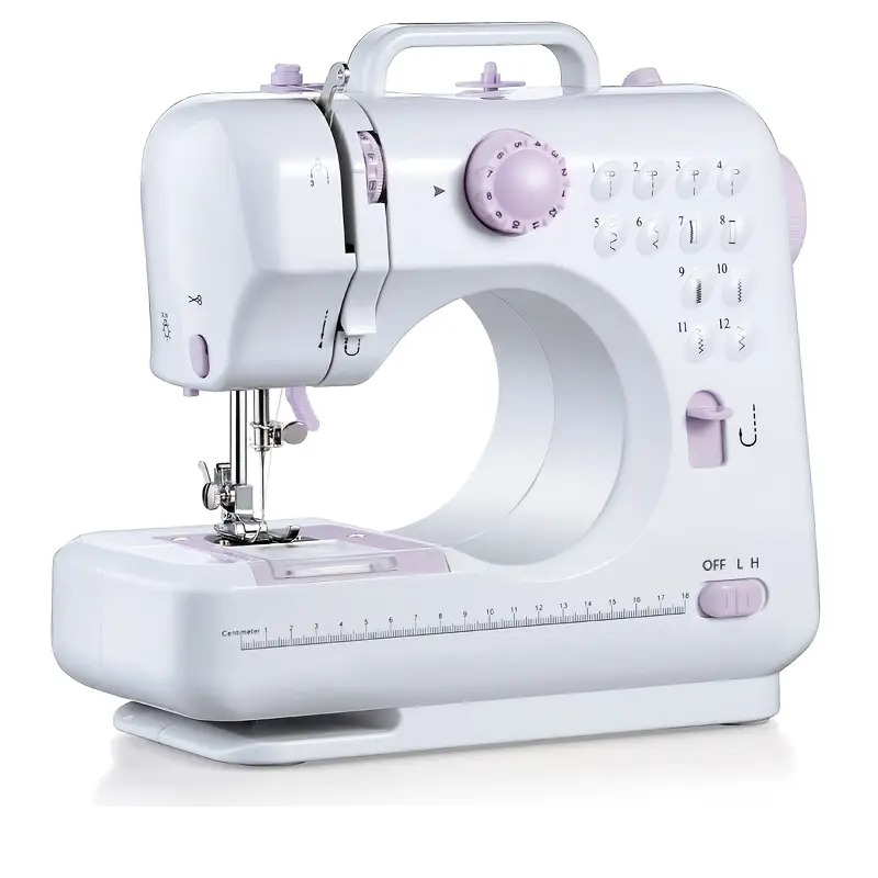 European Standard Home Sewing Machine - 2-Speed, Front/Back Stitch, Thick Fabric Locking, Night Light & Guide Locking Eye Image