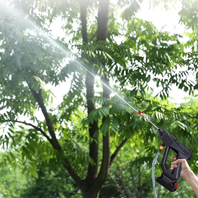 Hydrowasher - Ez Jet Cordless Power Washer | 6-in-1 High Pressure Wireless Car Washer Water Gun Image
