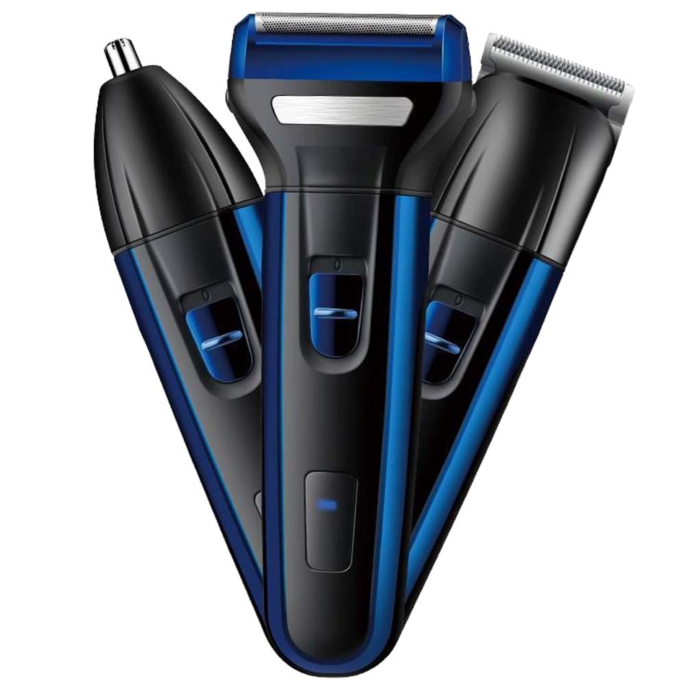DL-9021 3-in-1 Hair Clipper Set - Rechargeable USB-C Trimmer with Digital Display & Interchangeable Blades Image