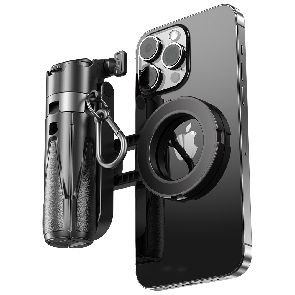 P15mini-C Magnetic Selfie Stick - Bluetooth Remote, 47.5cm Extendable, Multifunctional Camera Assistant for iPhone/Android Image