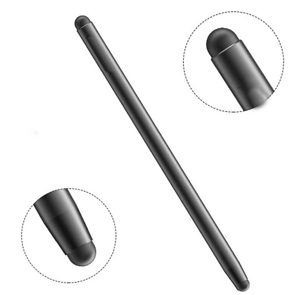 ST01 Dual-Tip Stylus Pen - Precision Capacitive Touch Screen Stylus for Tablets, PCs & Smartphones (Black) Image