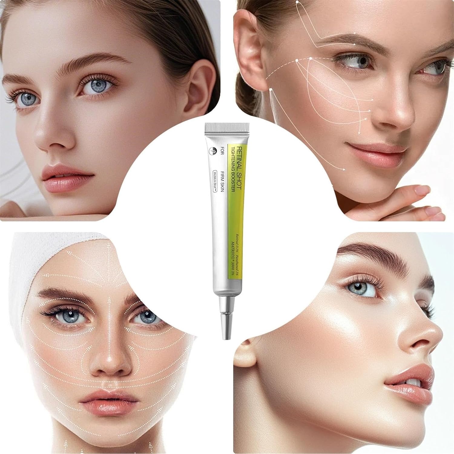Vita A Retinal Shot Tightening Booster. Advanced retinal serum for deep wrinkles, firming & skin renewal. All skin types. Image