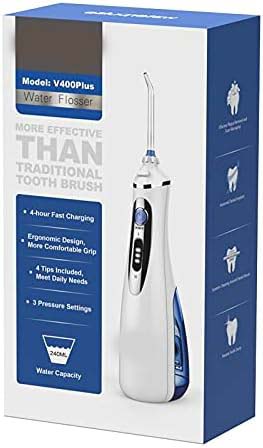 Dental Oral Irrigator – 240ml USB Water Flosser, Waterproof Teeth Cleaner & Mouth Washing Machine Image