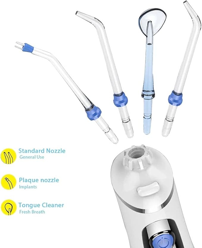 Dental Oral Irrigator – 240ml USB Water Flosser, Waterproof Teeth Cleaner & Mouth Washing Machine Image