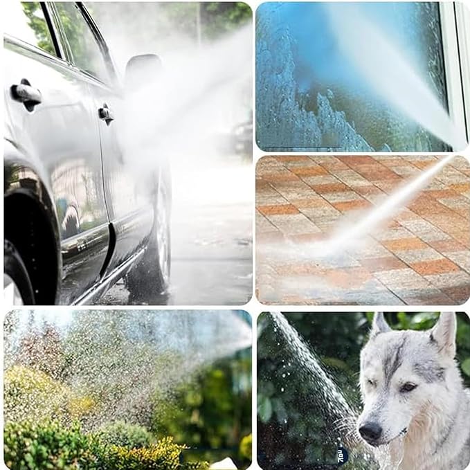 Hydrowasher - Ez Jet Cordless Power Washer | 6-in-1 High Pressure Wireless Car Washer Water Gun Image