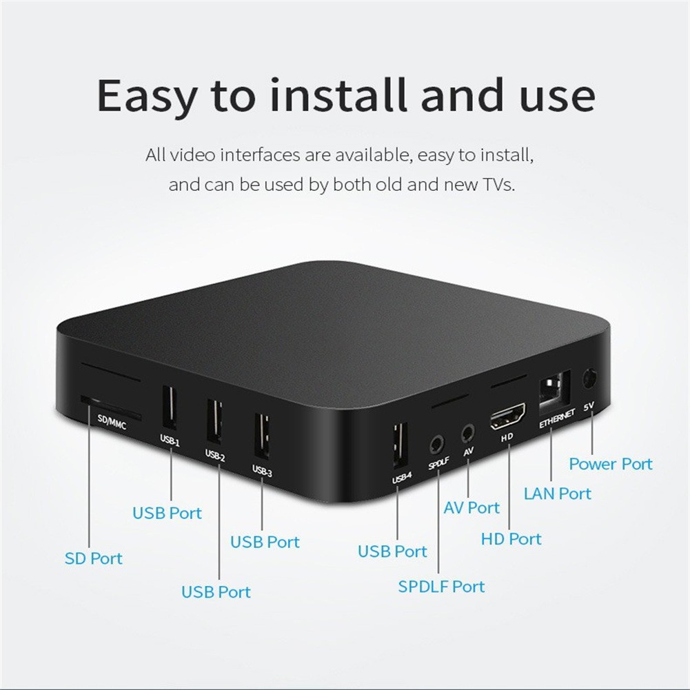 MXQ Pro TV Box 4K 5G | Android 10 HD Player | Internet TV Box Set Top Box Image