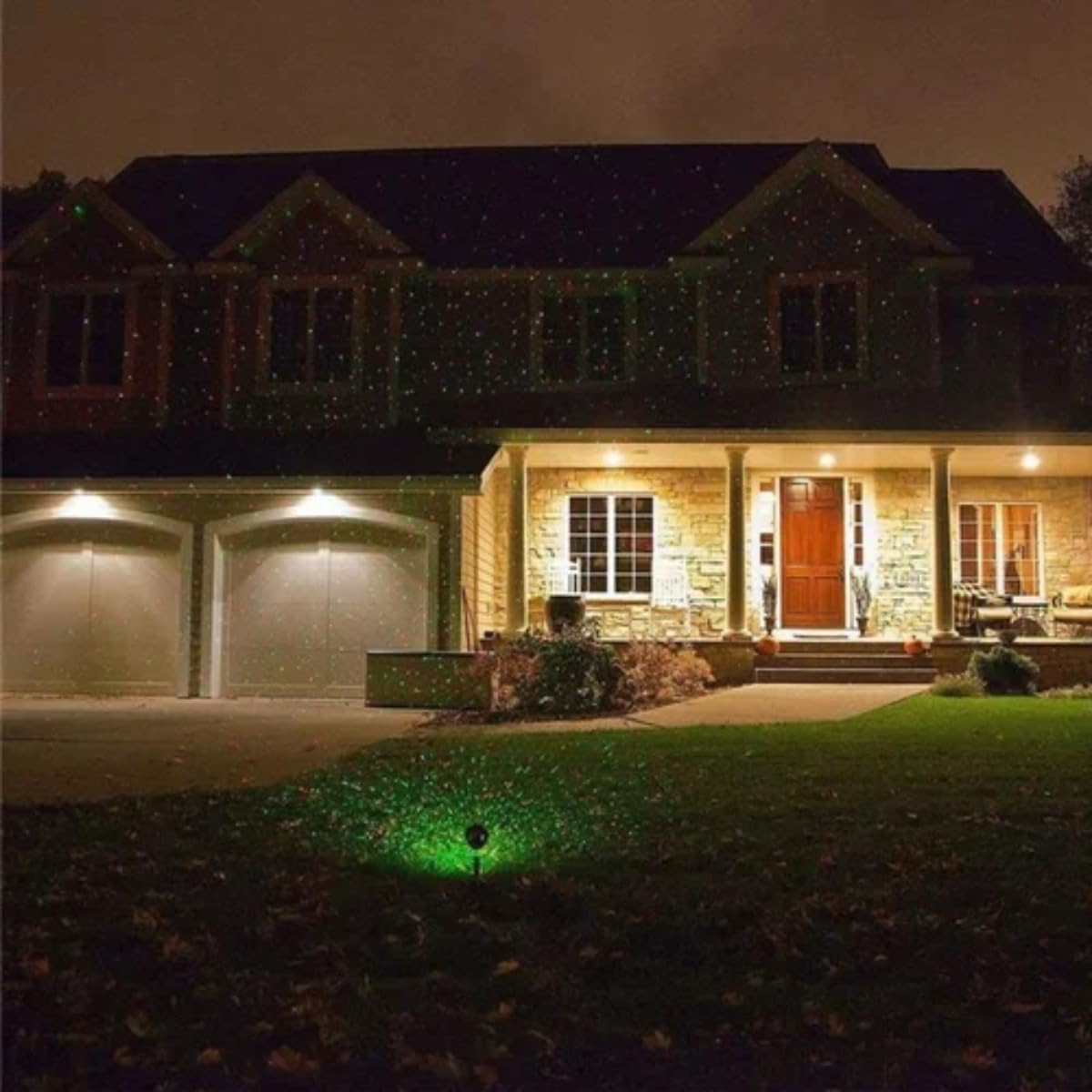 Indoor and Outdoor Laser Light Projector | Instantly Illuminate Your Home with Thousands of Dazzling Stars | Perfect for Parties, Holidays, and Décor Image