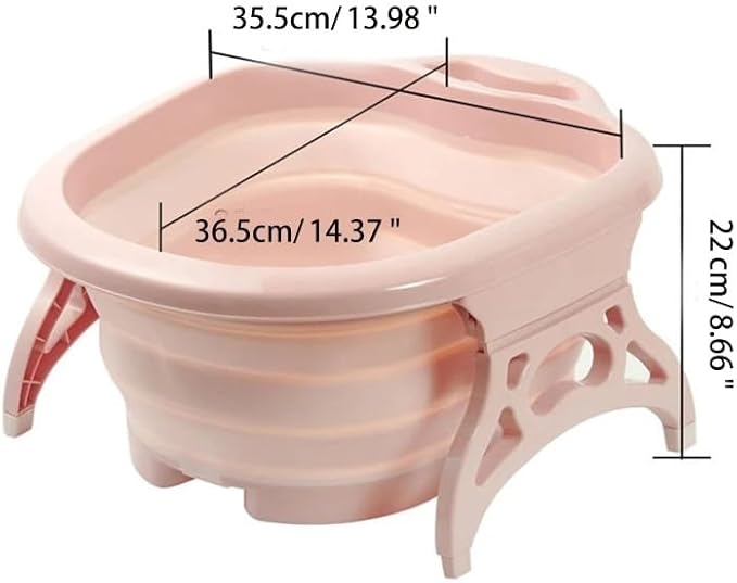 Green Collapsible Foot Spa Tub – Your Go-To for a Luxurious Pedicure and Relaxation Anywhere Image