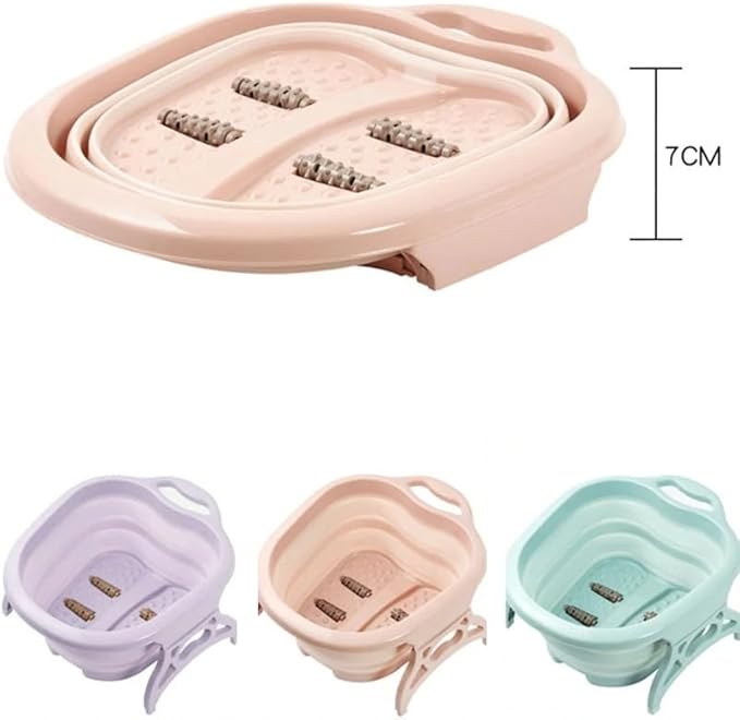 Green Collapsible Foot Spa Tub – Your Go-To for a Luxurious Pedicure and Relaxation Anywhere Image
