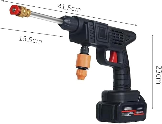 Hydrowasher - Ez Jet Cordless Power Washer | 6-in-1 High Pressure Wireless Car Washer Water Gun Image
