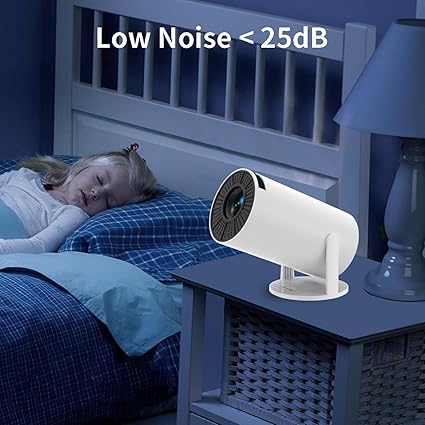 Wifi Projector | Portable Wifi Projector | Compact Wireless Projector | Full HD 1080p Supported Wireless Home Cinema Projector for Laptop, Smartphone, Tablet Image