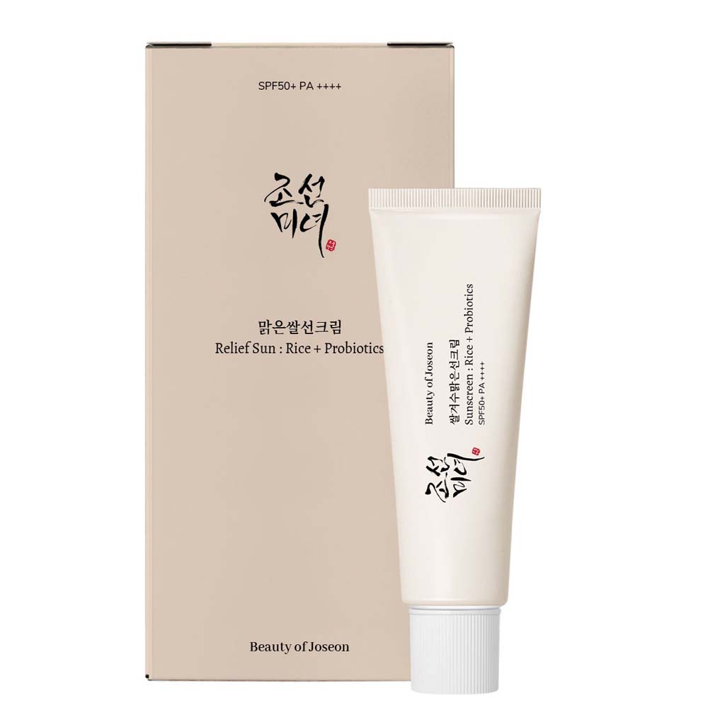 Beauty of Joseon Relief Sun Rice + Probiotics SPF50+ PA++++ – Lightweight Korean Sunscreen with Moisturizing, Brightening & Barrier Support, 50ml Image