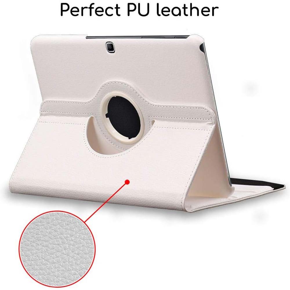 360° Rotating PU Leather Stand Cover Compitable for Samsung Galaxy Tab 4 10.1 Case - SM-T530/T531/T533/T535 (Multi) Image