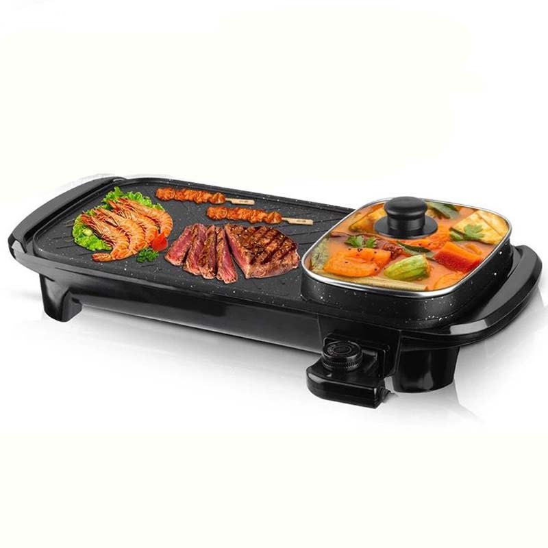 Customized Homemade BBQ Grill | Smokeless Indoor BBQ Grill | Electric BBQ Grill with Hot Pot | Perfect for Home Cooking and Dining Image
