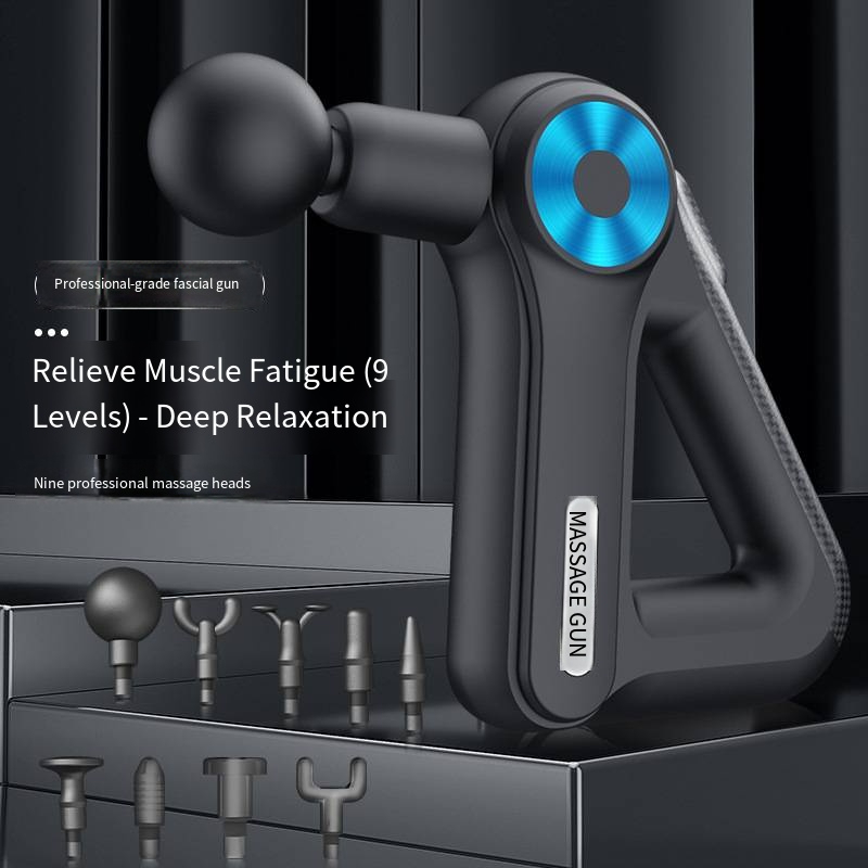 Rechargeable Electric Muscle Massager - Portable Cordless Massage Gun for Body & Head, Intense Percussion Therapy Image