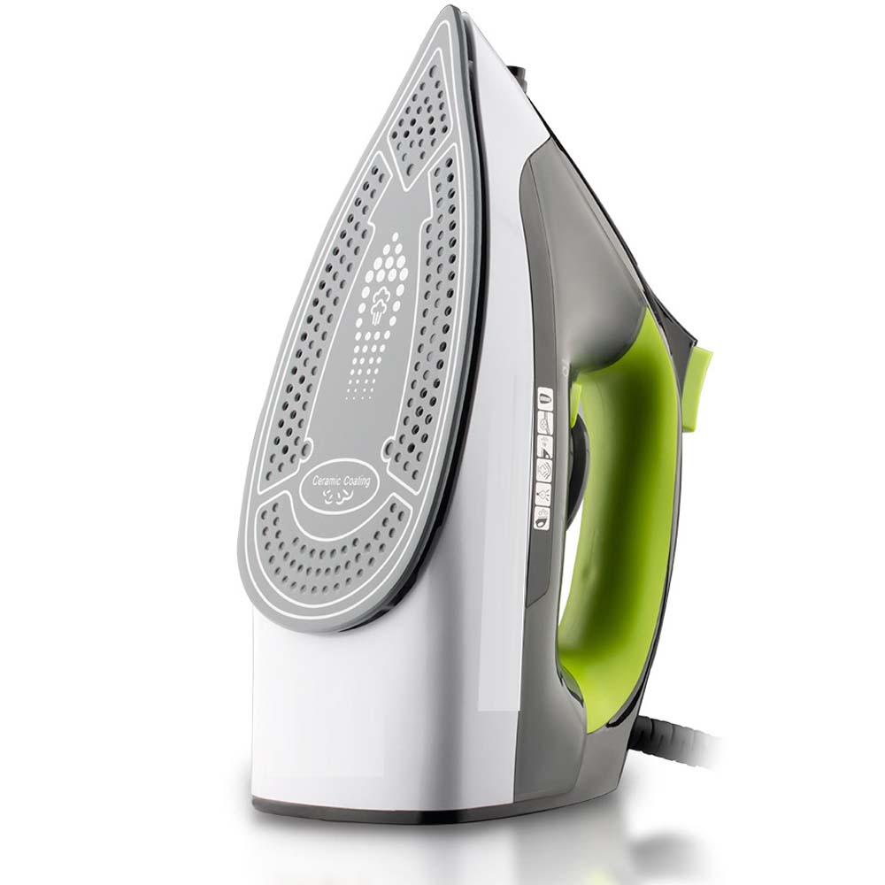 MI-2069 Smart Steam Iron - 1200W with Ceramic Soleplate, Auto Shut-Off & Vertical Steam Image