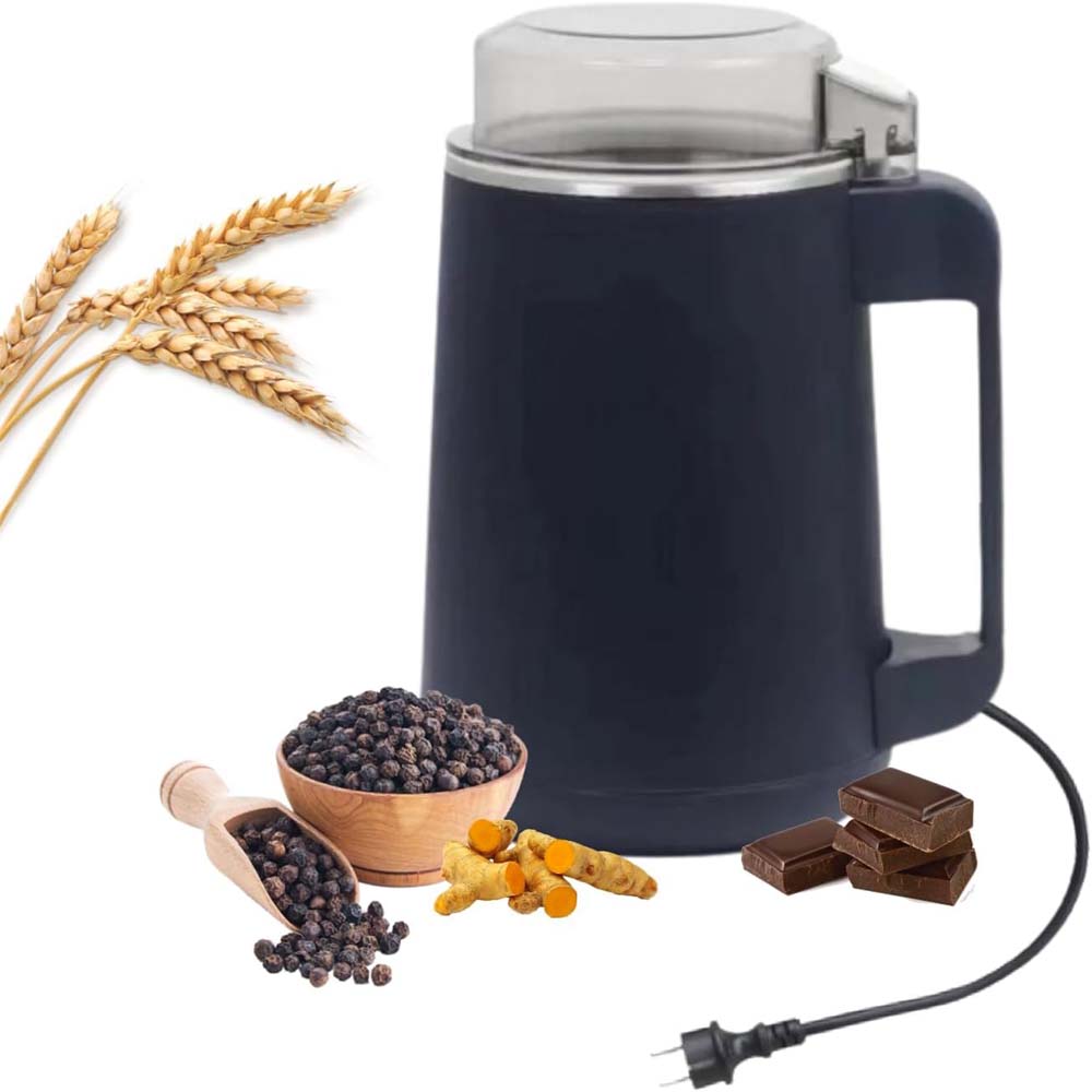 Multifunctional Electric Coffee & Spice Grinder - Stainless Steel Blade, Fine Powder, Home Use, Durable ABS Plastic Design Image