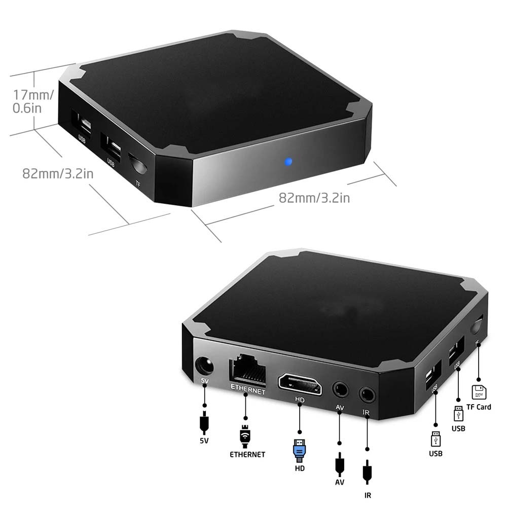 X96 Mini Smart TV Android Set Top Box | G WiFi 3D Video | 4K Media Player Image