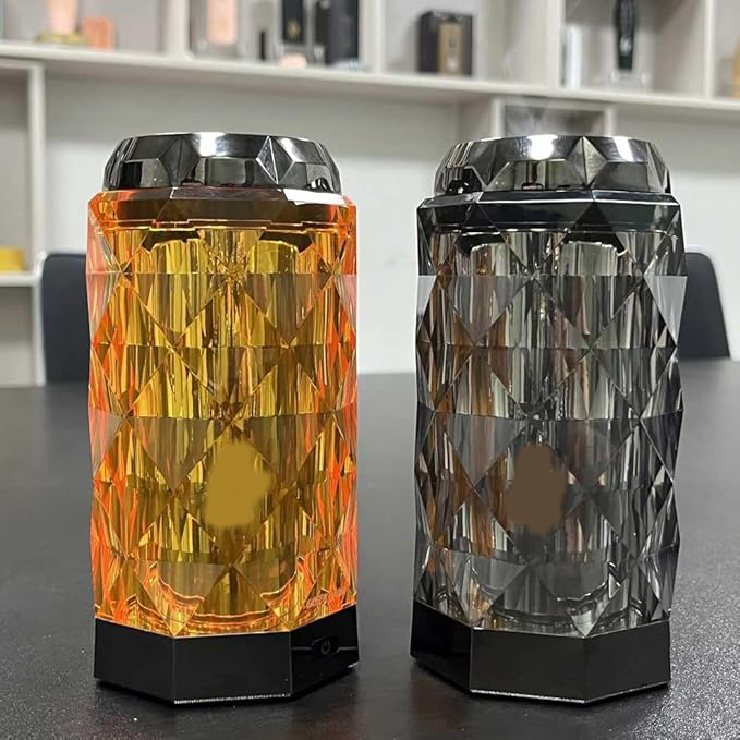 Elegant USB Rechargeable Incense Burner – Portable Oud and Bakhoor Burner for Home, Office, and Car (Orange) Image