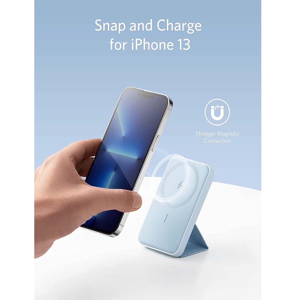 YP29 Magnetic Power Bank - 5000mAh Wireless Charger, Compact Portable Battery Pack for Phones, Compatible with MagSafe Image