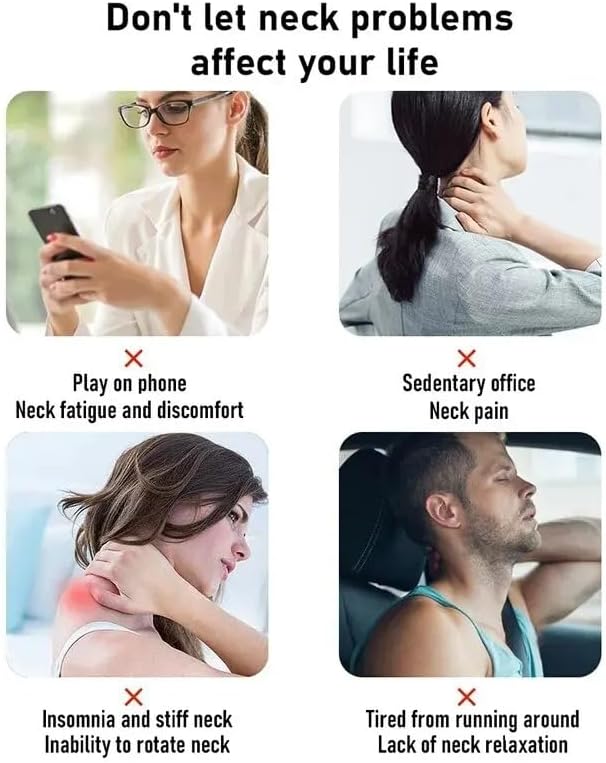 Neck and Shoulder Massager – Wireless Deep Kneading Shiatsu Massage with Heat for Anywhere Relaxation Image