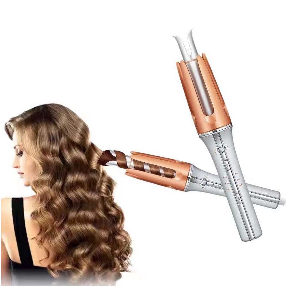 Fully Automatic Hair Curler - Negative Ion Technology for Effortless Lazy Curls & Big Waves, Hair-Friendly Electric Styler Image