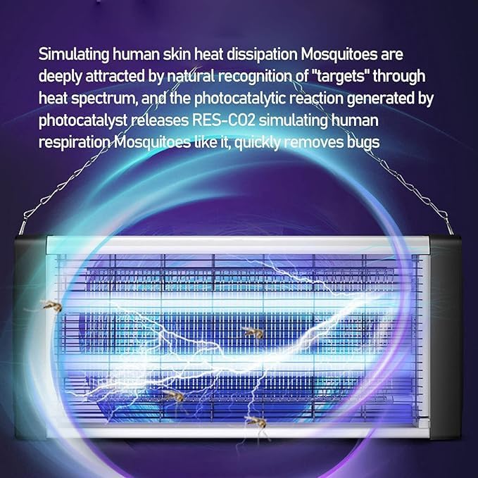Fly and Insect Killer – Professional 30W UV Light Electric Bug Zapper for Flies, Wasps, and Insects Image
