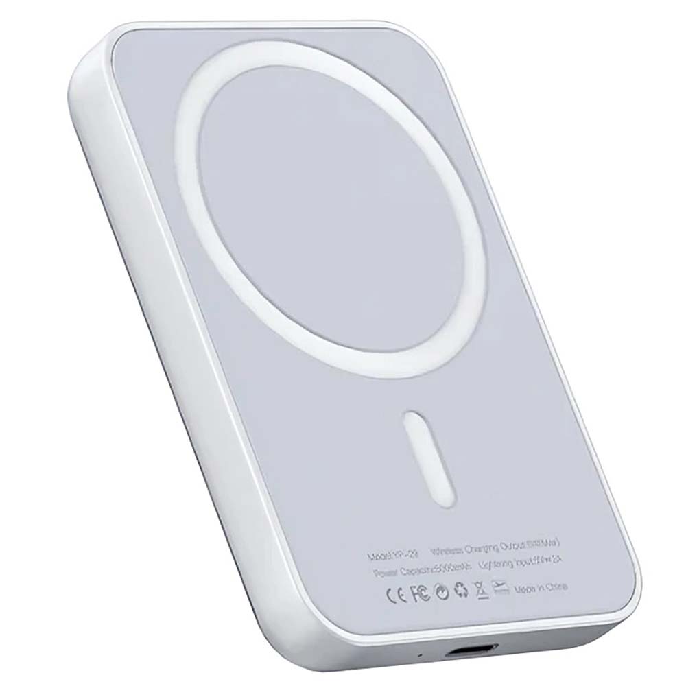 YP29 Magnetic Power Bank - 5000mAh Wireless Charger, Compact Portable Battery Pack for Phones, Compatible with MagSafe Image