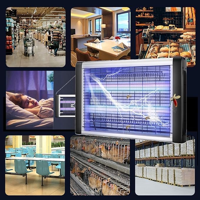 Fly and Insect Killer – Professional 30W UV Light Electric Bug Zapper for Flies, Wasps, and Insects Image