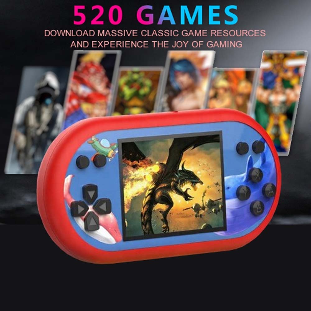 Q8 520-in-1 Handheld Game Player - Portable Mini Video Game Console for Kids, Retro Gaming Gift Image