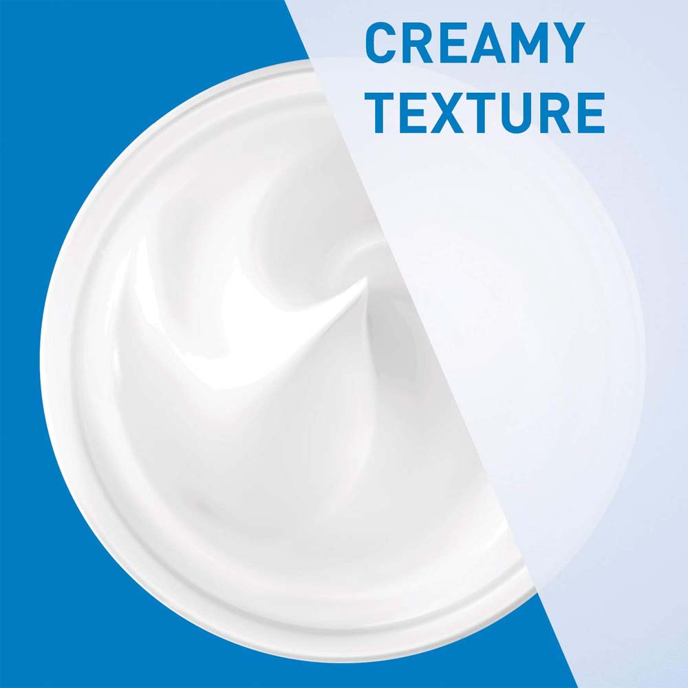 CeraVe Moisturizing Cream 454g - Hyaluronic Acid & Ceramides for Dry Skin, Face & Body Moisturizer, Fragrance-Free Image