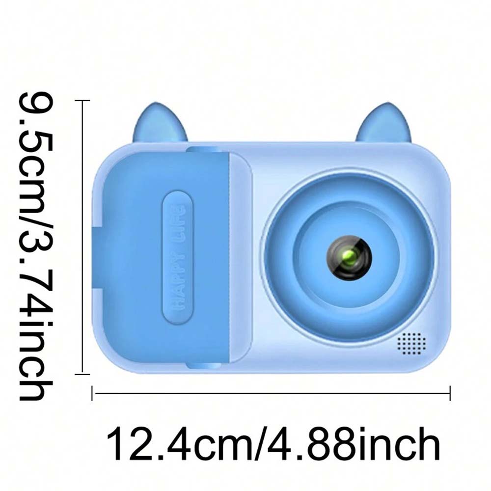 Kids Instant Print Camera - 1080P Digital Camera for Children 3-12 with Photo Papers (Blue, No Card Included) Image