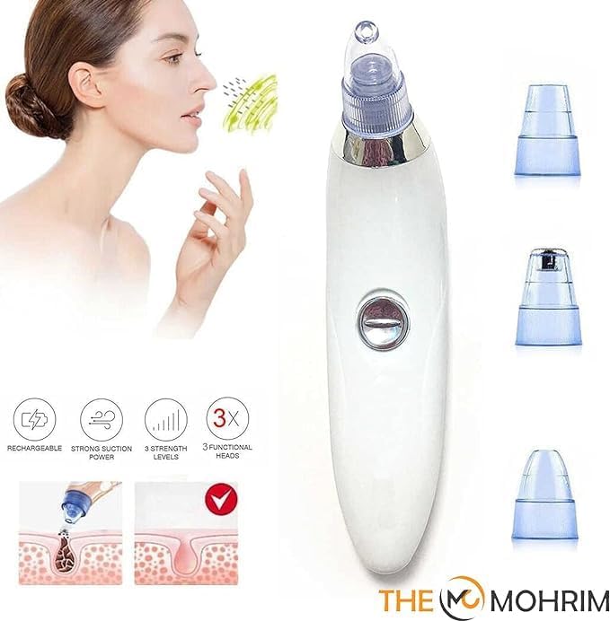 Blackhead & Whitehead Remover Electric Facial Beauty Machine | Your At-Home Spa Experience | Deep Cleansing and Pore Purifying Tool Image