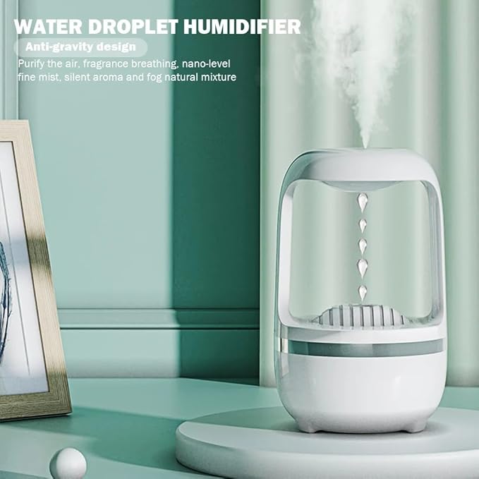 Anti-Gravity Bedroom Humidifier | A Fusion of Innovation and Comfort | Enhance Your Space with Soothing Moisture and Modern Design Image