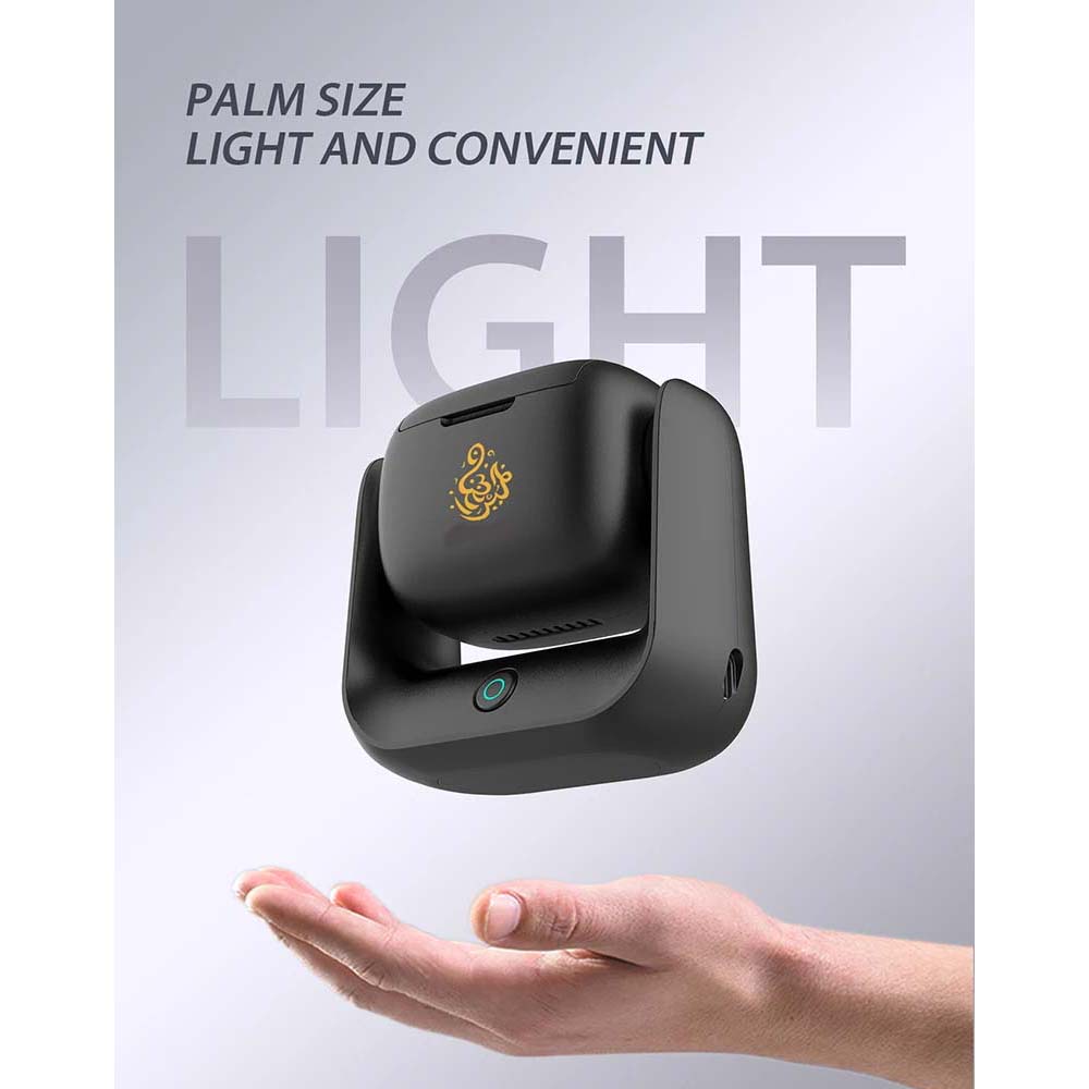 Rotational Incense Burner - 90° Rotation, 1500mAh Battery, Type-C Charging, LED Indicator for Home, Office & Car Use Image