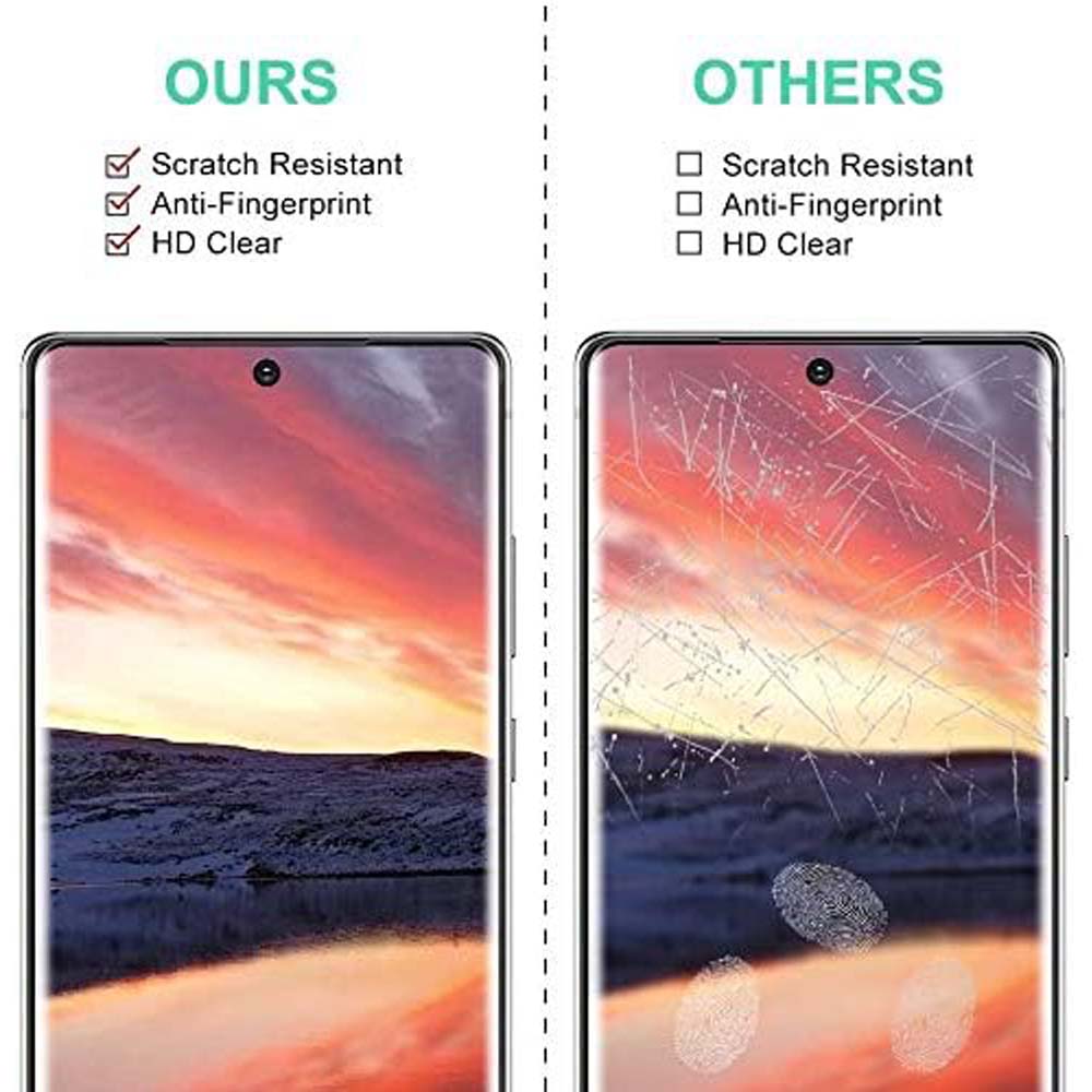 9D Tempered Glass Screen Protector Compitable for Samsung Note 20 5G - Durable, Anti-Scratch, Bubble-Free, Full Screen Protection Image