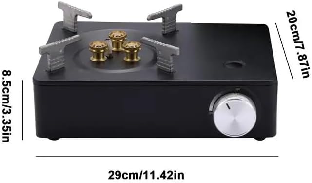 Mini Stove Camping | 3500W Portable Small Stove with Overvoltage Protection and Safety Device | Available in Black and White Image
