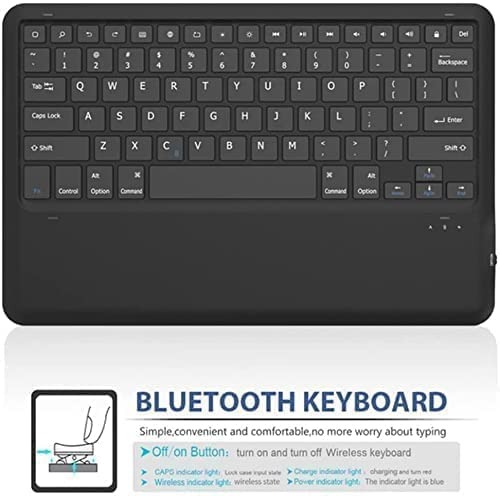 Keyboard Case Compatible with Samsung Galaxy Tab | Multi-Touch Trackpad, Pen Slot, Backlit Keys | Smart Arabic-English Keyboard with Magnetic Stand Image
