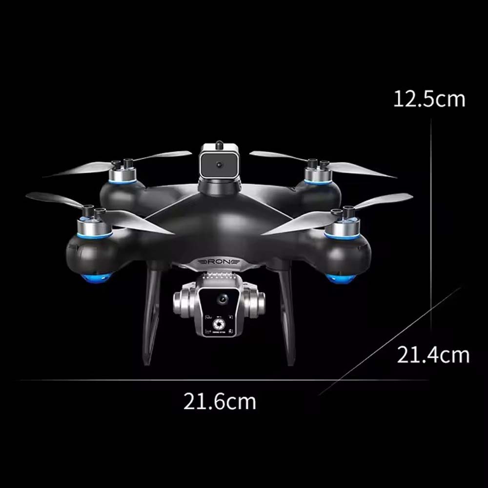 KY102 Drone with Screen Remote Control. Foldable obstacle avoidance & WiFi FPV quadcopter for kids & adults. HD camera. Image