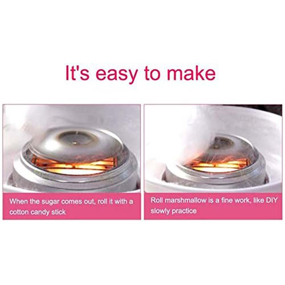 Cotton Candy Machine Maker - Easy to Use & Clean, Mini Cotton Candy Floss Maker for Birthdays & Parties, Fashionable Design, Fun & Sweet Treats for All Ages Image