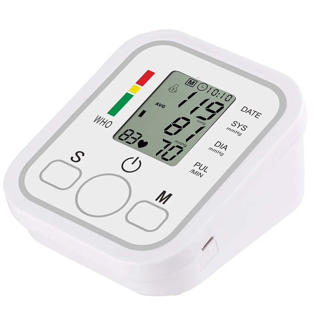 Digital Tensiometer - Automatic Arm Blood Pressure Monitor with Heart Rate Measurement, Professional Medical Equipment Image