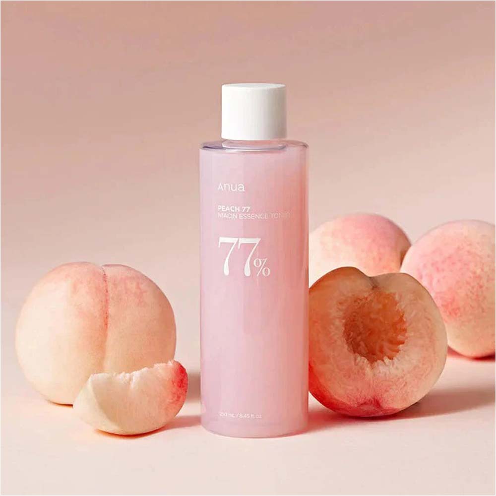 ANUA Peach 77% Niacin Essence Toner - 250ml Hydrating Brightening Toner for Dull & Uneven Skin Tone Image