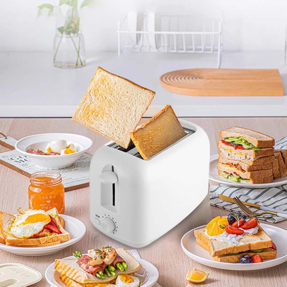 OE-506 2-Slice Toaster. 6-speed browning control, auto pop-up & removable crumb tray. Reliable for bread & sandwiches. Image