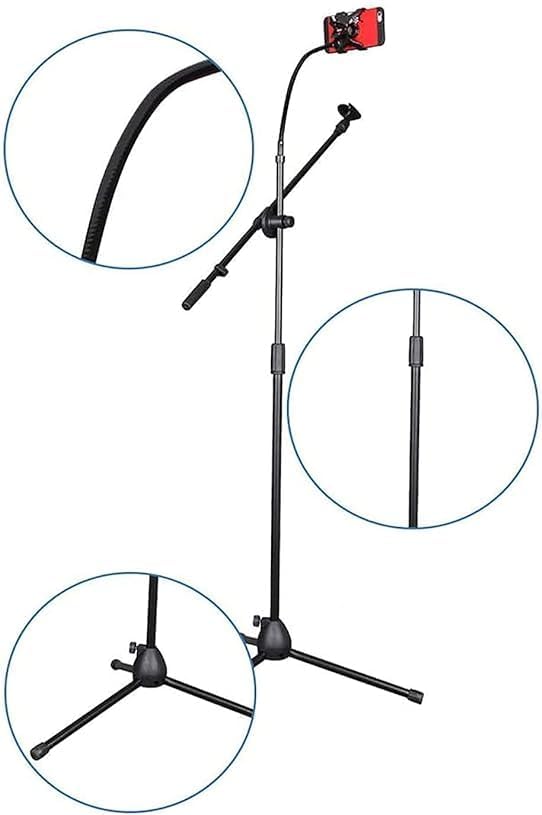 SJ-10 Tripod Microphone Stand | Durable, Adjustable, and Portable Design for Professionals | Ideal for Studio and Stage Use Image